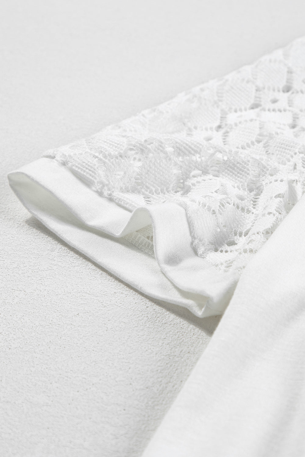 Amman Ease — Lace Sleeve Tee