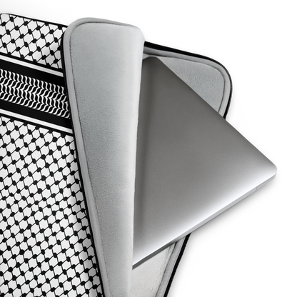 Laptop Sleeve - Palestinian Kufeyeh Pattern