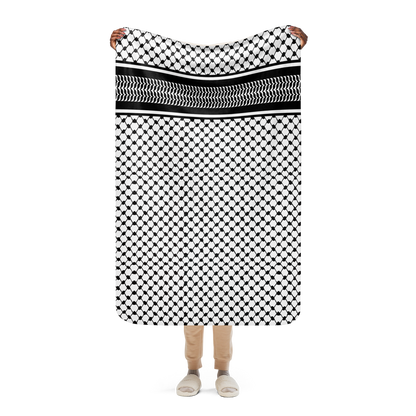 Sherpa blanket - Palestinian Keffiyeh (Solidarity Edition)