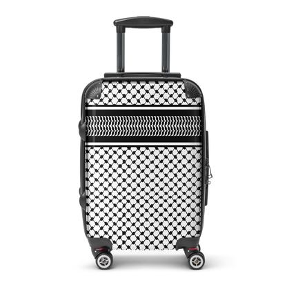 Hard-shell suitcase - Palestinian kufeyeh pattern