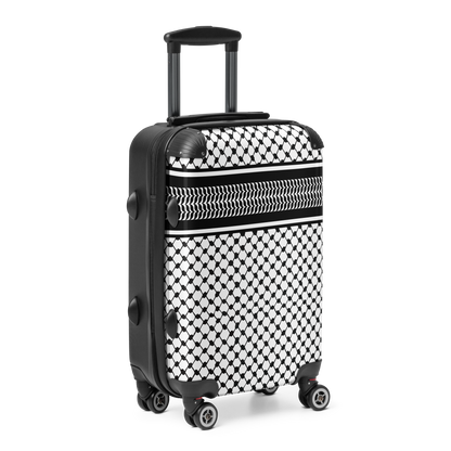 Hard-shell suitcase - Palestinian kufeyeh pattern