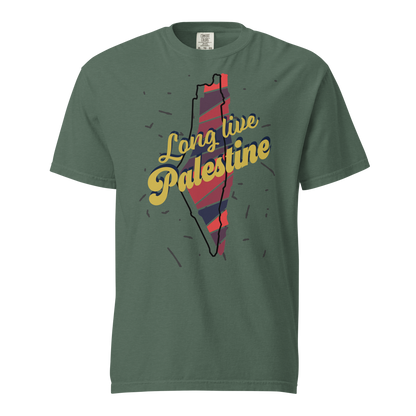 Long Live Palestine - Graphic Unisex Heavyweight T-Shirt