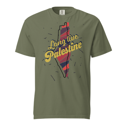 Long Live Palestine - Graphic Unisex Heavyweight T-Shirt