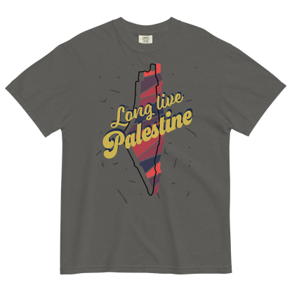 Long Live Palestine - Graphic Unisex Heavyweight T-Shirt