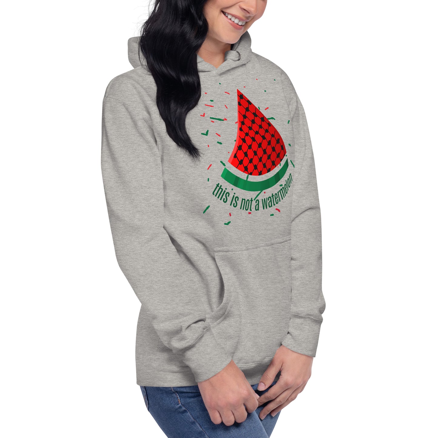 This is not a watermelon Hoodie / Palestine Solidarity - Exclusive by Kufeyeh