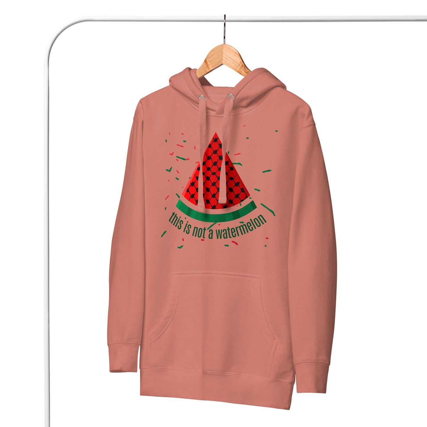 This is not a watermelon Hoodie / Palestine Solidarity - Exclusive by Kufeyeh