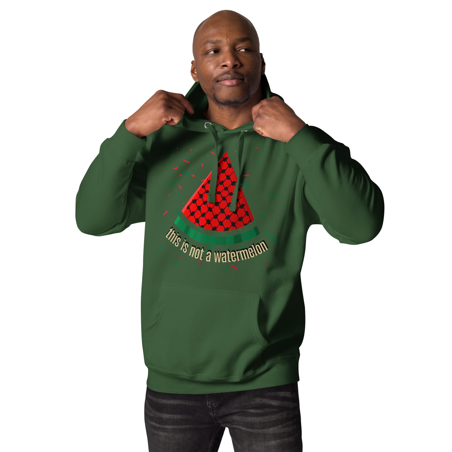 This is not a watermelon Hoodie / Palestine Solidarity - Exclusive by Kufeyeh