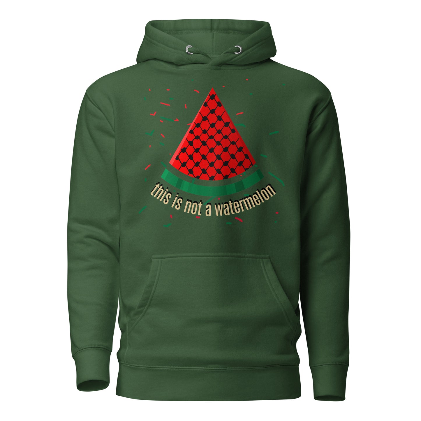 This is not a watermelon Hoodie / Palestine Solidarity - Exclusive by Kufeyeh