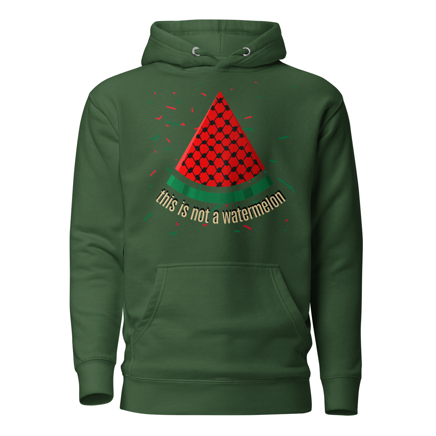 This is not a watermelon Hoodie / Palestine Solidarity - Exclusive by Kufeyeh