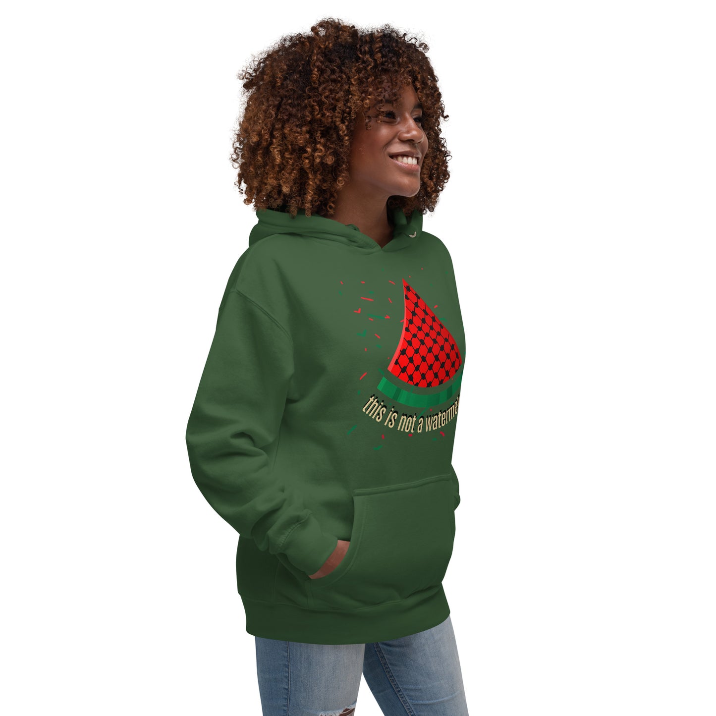 This is not a watermelon Hoodie / Palestine Solidarity - Exclusive by Kufeyeh