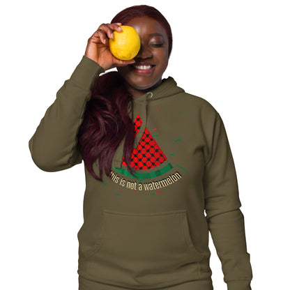 This is not a watermelon Hoodie / Palestine Solidarity - Exclusive by Kufeyeh