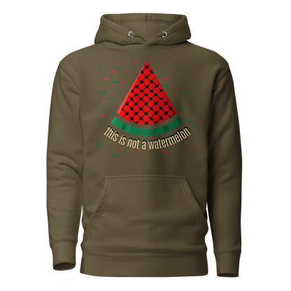 This is not a watermelon Hoodie / Palestine Solidarity - Exclusive by Kufeyeh