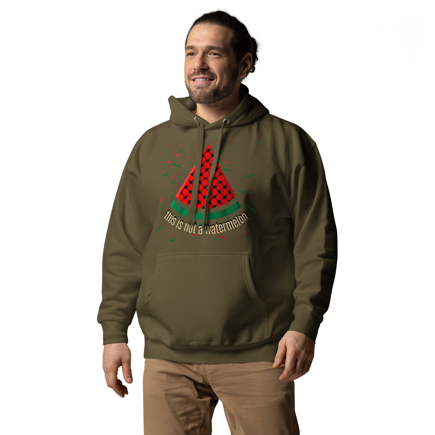 This is not a watermelon Hoodie / Palestine Solidarity - Exclusive by Kufeyeh