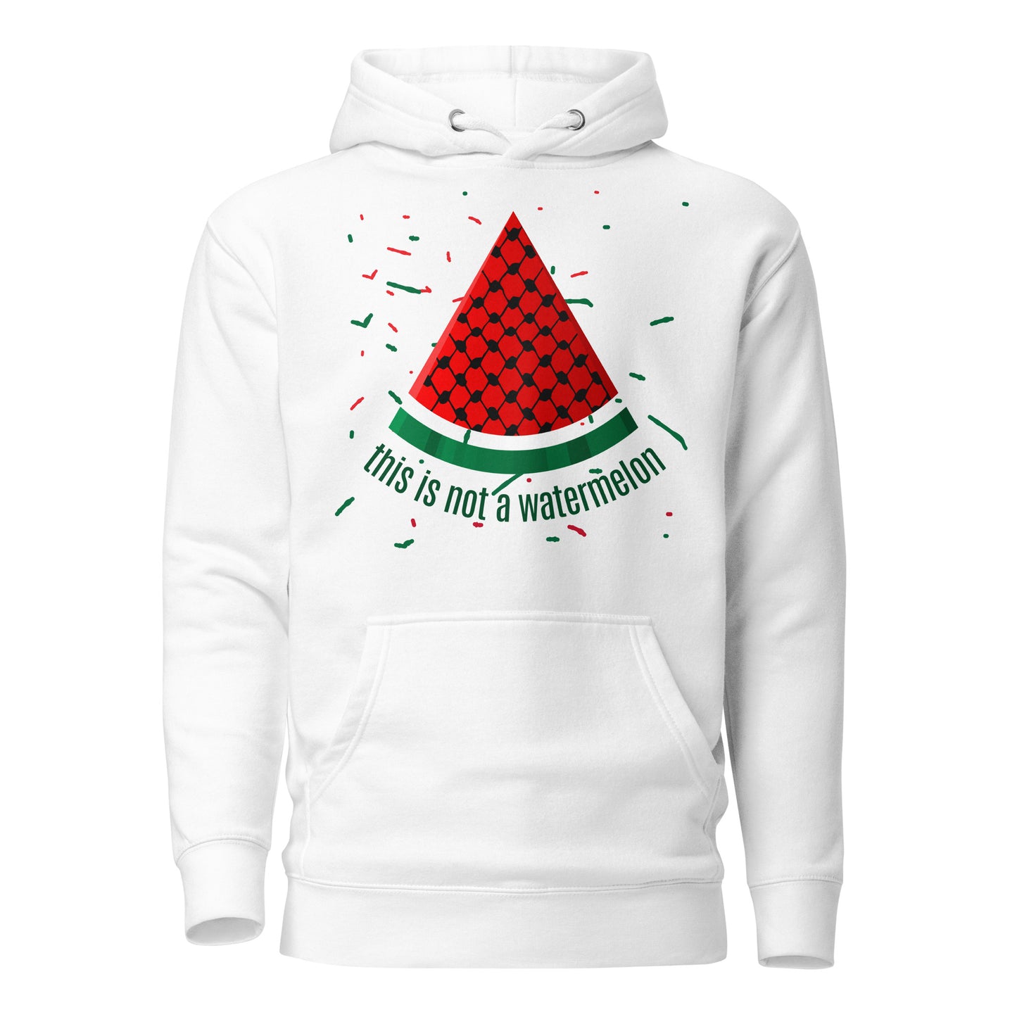 This is not a watermelon Hoodie / Palestine Solidarity - Exclusive by Kufeyeh