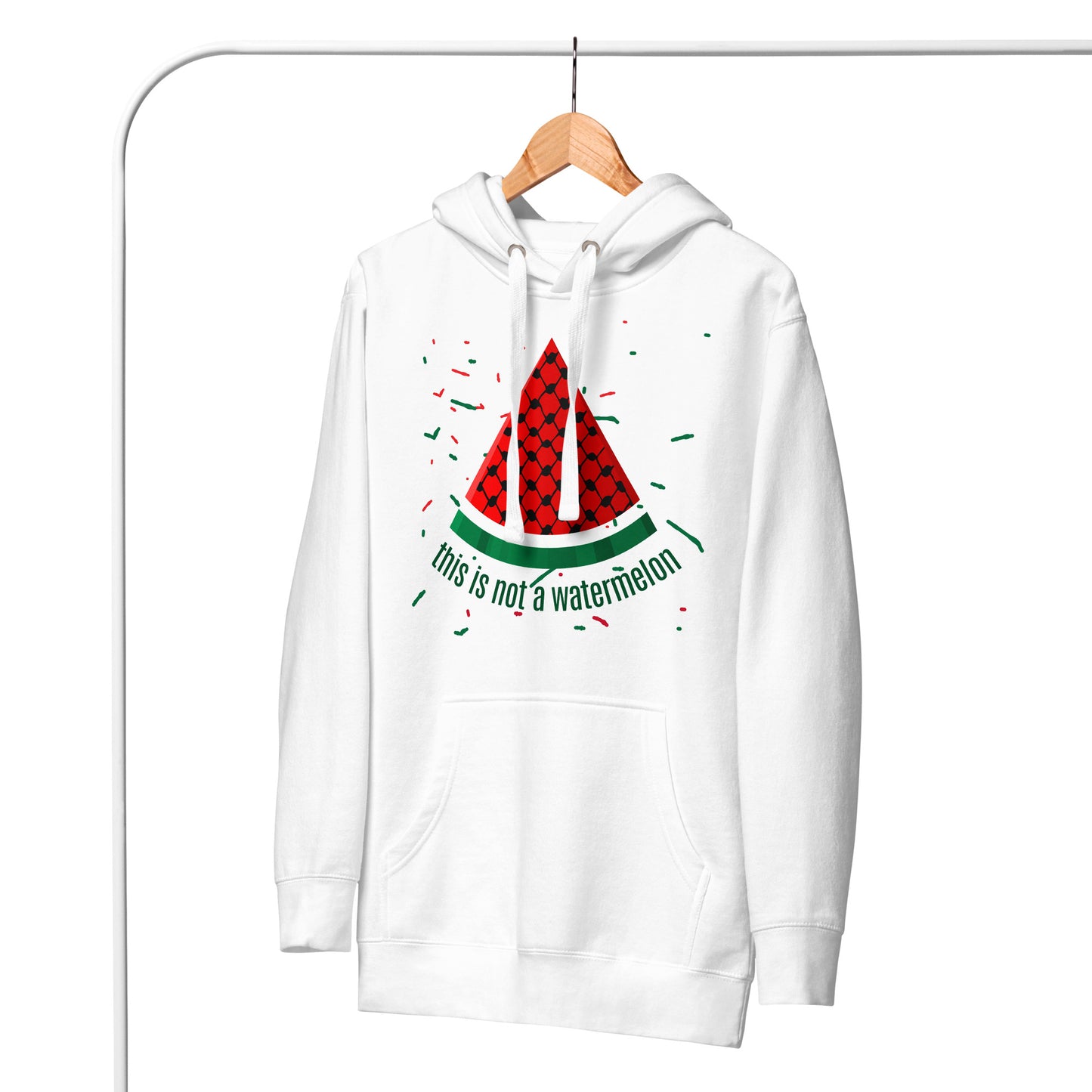 This is not a watermelon Hoodie / Palestine Solidarity - Exclusive by Kufeyeh