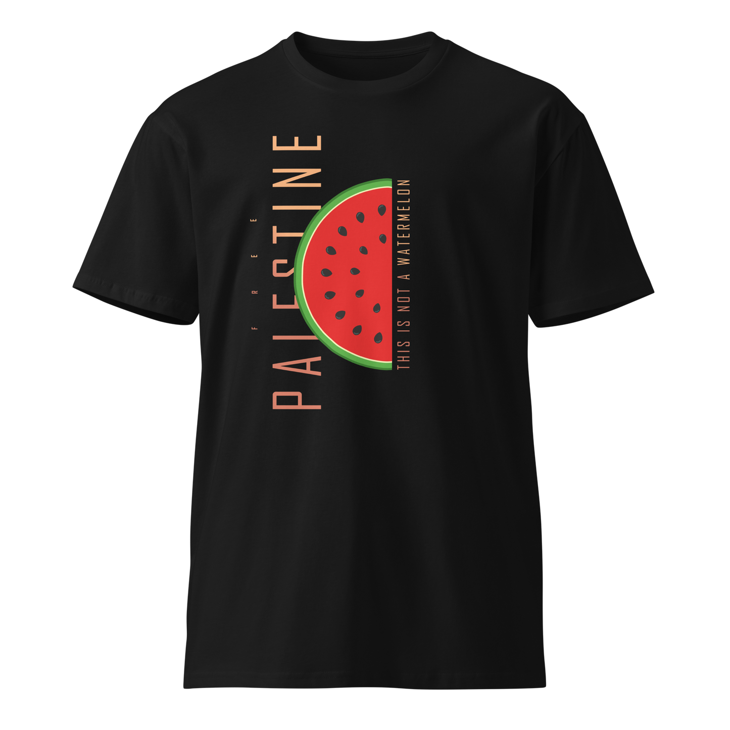 This is not a watermelon | Unisex premium t-shirt - Palestine Solidarity