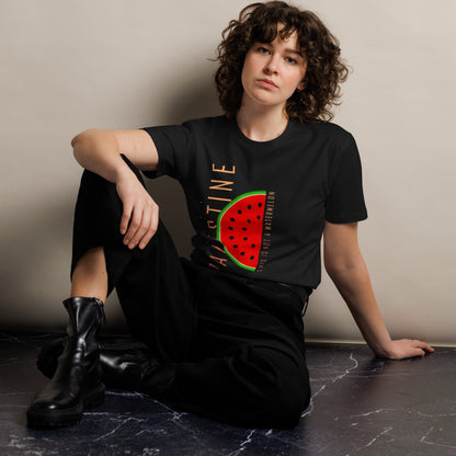 This is not a watermelon | Unisex premium t-shirt - Palestine Solidarity