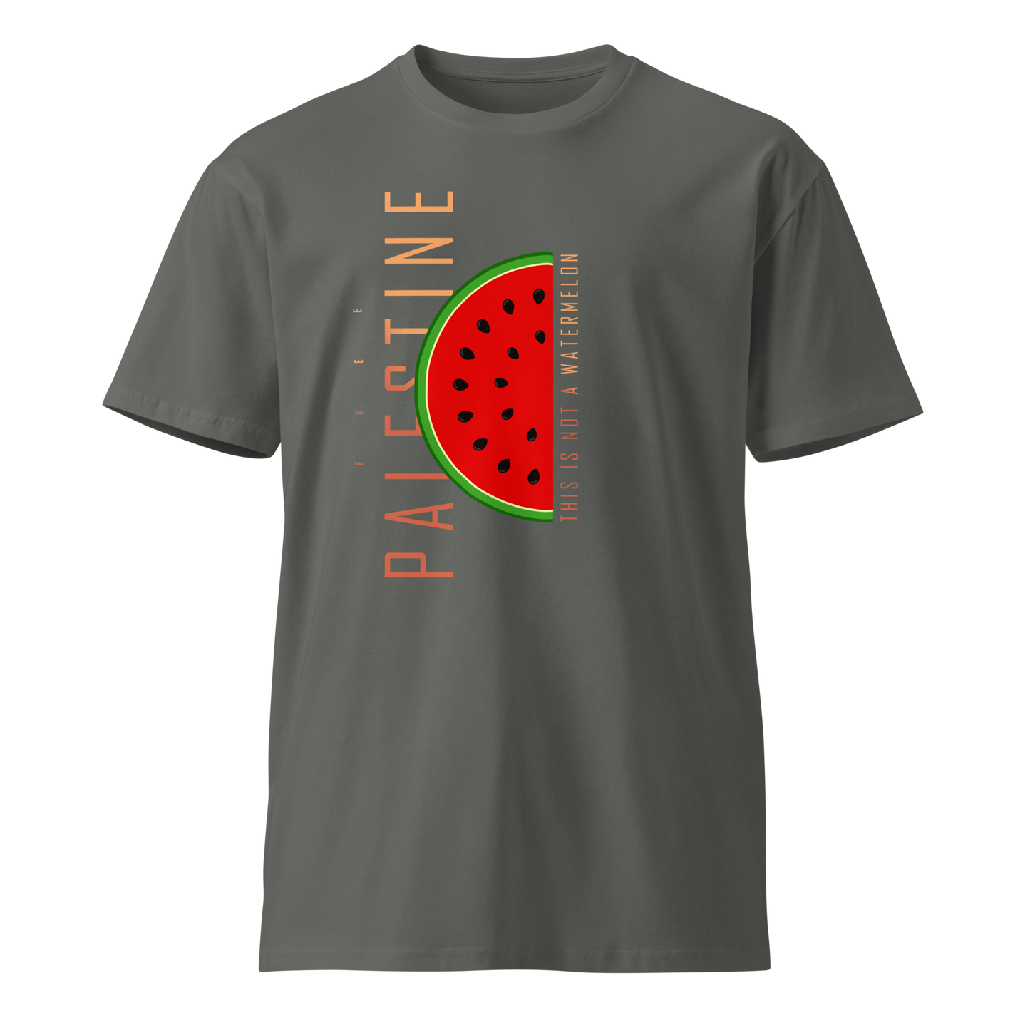 This is not a watermelon | Unisex premium t-shirt - Palestine Solidarity