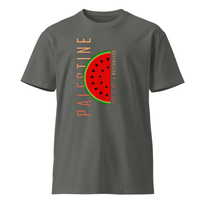 This is not a watermelon | Unisex premium t-shirt - Palestine Solidarity