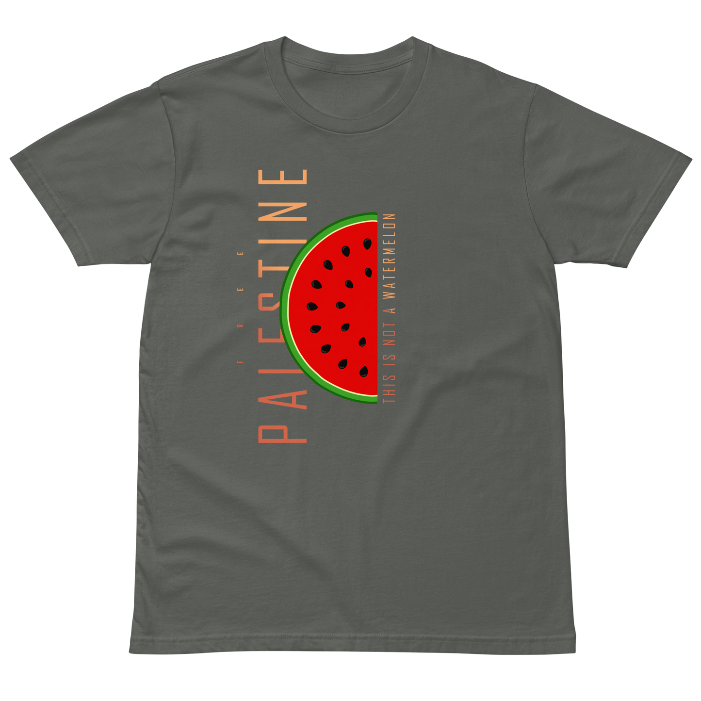 This is not a watermelon | Unisex premium t-shirt - Palestine Solidarity