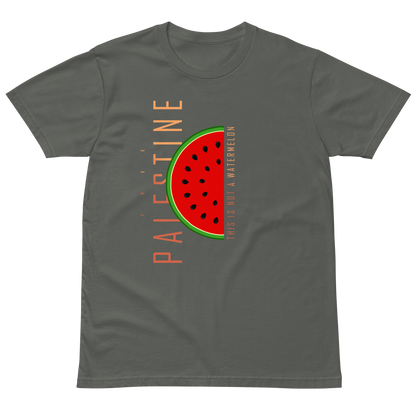 This is not a watermelon | Unisex premium t-shirt - Palestine Solidarity