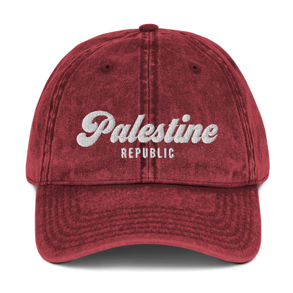 Palestine Republic | Vintage Cotton Twill Cap