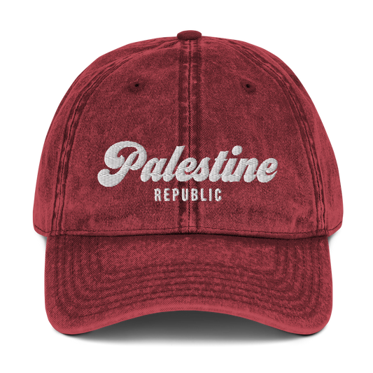 Palestine Republic | Vintage Cotton Twill Cap